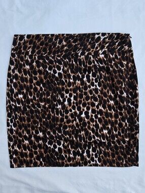 Leopard Print Mini Skirt